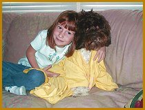 Scout, with his
  "big sister"